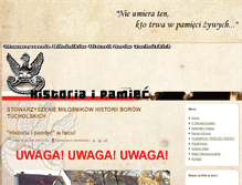 Tablet Screenshot of historia.tuchola.pl